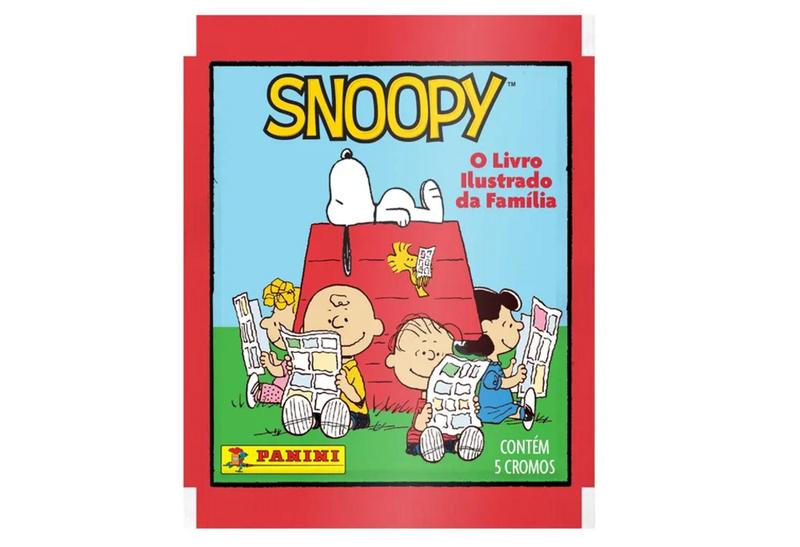 25 Figurinhas Snoopy 2024, Panini = 5 Envelopes - Figurinhas para